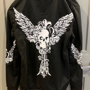 Black Graphic Women's Jacket